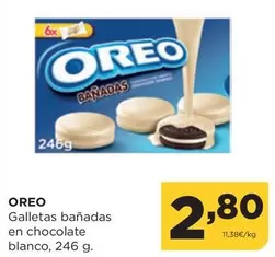 Oferta de Oreo - Galletas Banadas En Chocolate Blanco por 2,8€ en Alimerka
