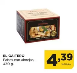 Oferta de El Gaitero - Fabes Con Almejas por 4,39€ en Alimerka