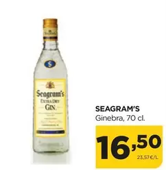 Oferta de Seagram's - Ginebra por 16,5€ en Alimerka