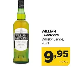 Oferta de William Lawson's - Whisky por 9,95€ en Alimerka