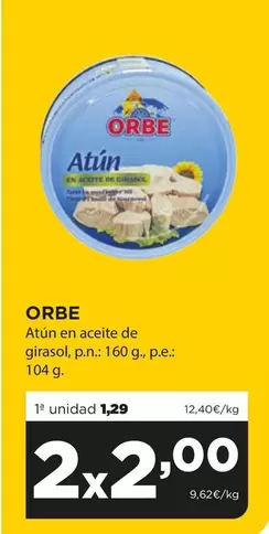 Oferta de Atún En Aceite De Girasol por 1,29€ en Alimerka