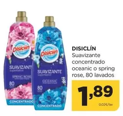 Oferta de Disiclin - Suavizante Concentrado Oceanic O Spring Rose por 1,89€ en Alimerka