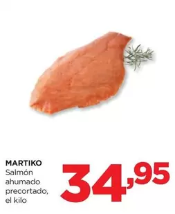 Oferta de Martiko - Salmon Ahumado Precortado por 34,95€ en Alimerka