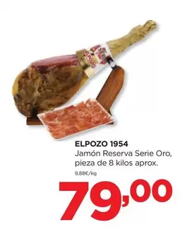 Oferta de Elpozo 1954 Jamon Reserva Serie Oro por 79€ en Alimerka