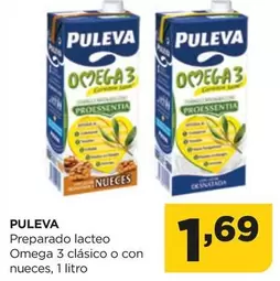 Oferta de Puleva - Preparado Lacteo Omega 3 Clasico O Con Nueces por 1,69€ en Alimerka