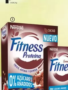 Oferta de Nestlé - Fitness Cereales Proteina Con Cacao por 3,29€ en Alimerka