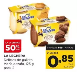 Oferta de La Lechera - Delicias De Galleta Maria O Trufa por 1,69€ en Alimerka