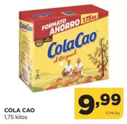 Oferta de Cola Cao - 1,75 Kilos por 9,99€ en Alimerka