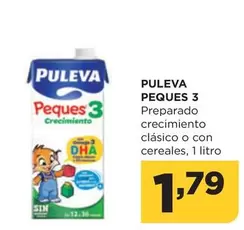 Oferta de Puleva - Preparado Crecimiento Clasico O Con Cereales por 1,79€ en Alimerka