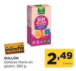 Oferta de Gullón - Galletas María Sin Gluten por 2,49€ en Alimerka