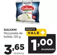 Oferta de Galbani - Mozzarella De Búfala por 3,65€ en Alimerka