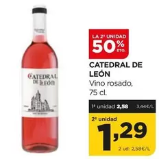 Oferta de Catedral De León - Vino Rosado por 2,58€ en Alimerka