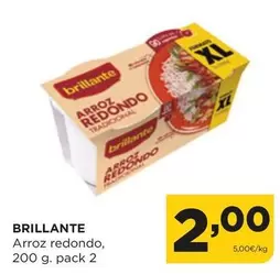 Oferta de Brillante - Arroz Redondo por 2€ en Alimerka