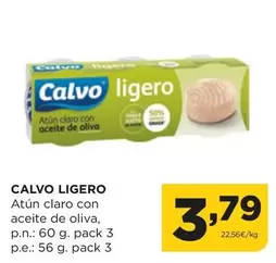 Oferta de Calvo - Atun Claro Con Aceite De Oliva  por 3,79€ en Alimerka