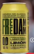 Oferta de Free Damm - Cerveza Sin Alcohol Al Limon por 0,76€ en Alimerka