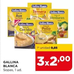 Oferta de Gallina Blanca - Sopas por 0,85€ en Alimerka