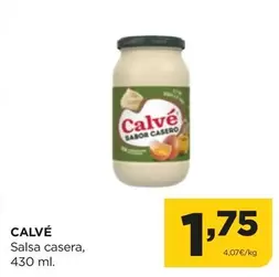 Oferta de Calvé - Salsa Casera por 1,75€ en Alimerka