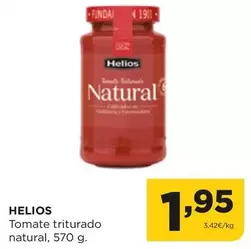 Oferta de Helios - Tomate Triturado Natural por 1,95€ en Alimerka