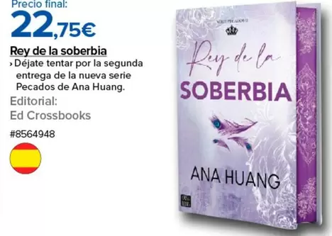 Oferta de Rey De La Soberbia por 22,75€ en Costco