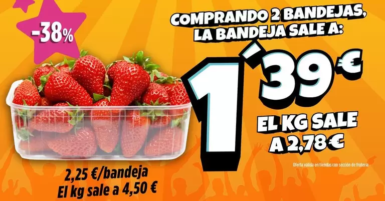 Oferta de Bandeja por 2,25€ en Ahorramas