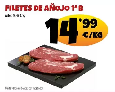 Oferta de Filetes De Añojo por 14,99€ en Ahorramas