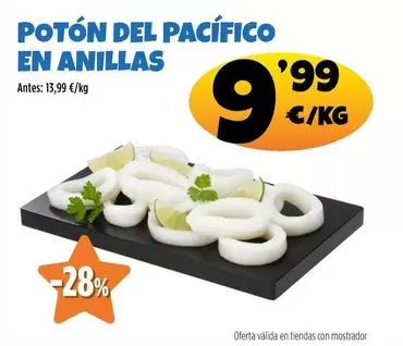 Oferta de Potón Del Pacífico En Anillas por 9,99€ en Ahorramas