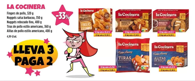 Oferta de La Cocinera - Fingers De Pollo en Ahorramas