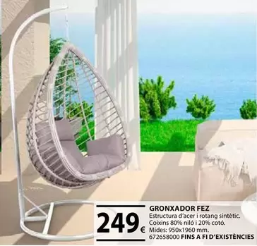 Oferta de Gronxador Fez por 249€ en Fes Més