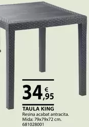 Oferta de Taula King por 34,95€ en Fes Més