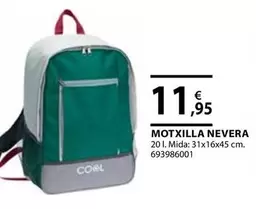 Oferta de Motxilla Nevera por 11,95€ en Fes Més