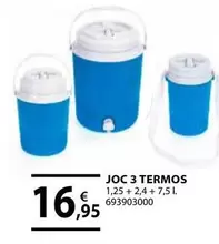 Oferta de Joc 3 Termos por 16,95€ en Fes Més