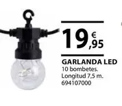 Oferta de Garlanda Led por 19,95€ en Fes Més