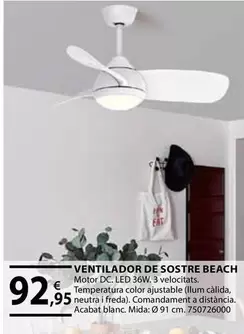 Oferta de Ventilador De Sostre Beach por 92,95€ en Fes Més