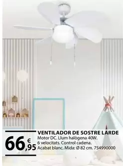 Oferta de Ventilador De Sostre Larde por 66,95€ en Fes Més