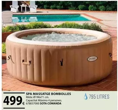 Oferta de Spa Massatge Bombolles por 499€ en Fes Més