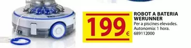Oferta de Robot A Bateria Werunner por 199€ en Fes Més