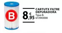 Oferta de Cartutx Filtre Depuradora por 8,95€ en Fes Més