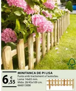 Oferta de Minitanca De Pi Lisa por 6,55€ en Fes Més