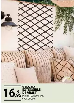 Oferta de Gelosia Extensible De Vímet  por 16,95€ en Fes Més