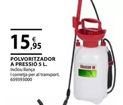 Oferta de Polvoritzador A Pressio 5 L por 15,95€ en Fes Més