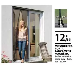 Oferta de Mosquitera Porta Tancament Magnètic por 12,95€ en Fes Més