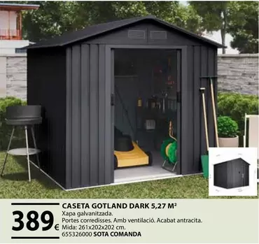 Oferta de Gotland - Caseta Dark  por 389€ en Fes Més