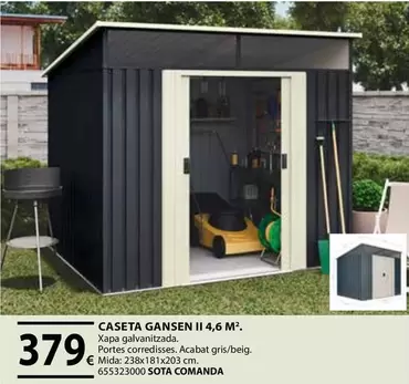 Oferta de Caseta Gansen II por 379€ en Fes Més