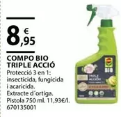 Oferta de Compo -  Bio Triple Accio por 8,95€ en Fes Més