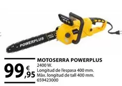 Oferta de Power Plus - Motosera por 99,95€ en Fes Més