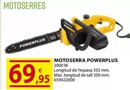 Oferta de Power Plus - Motosierra por 69,95€ en Fes Més