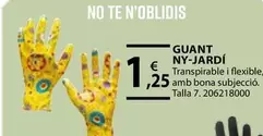 Oferta de Guant Ny-jardi por 1,25€ en Fes Més