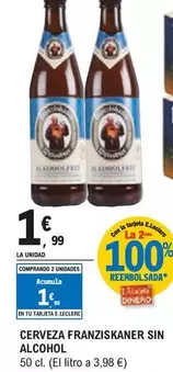 Oferta de Franziskaner - Cerveza Sin Alcohol por 1,99€ en E.Leclerc