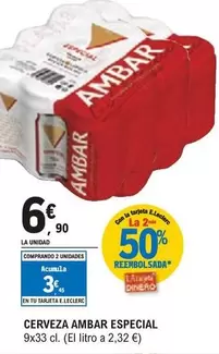 Oferta de Ambar - Especial Cerveza por 6,9€ en E.Leclerc