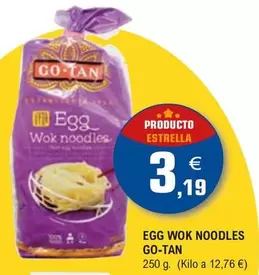 Oferta de Egg Wok Noodles Go-Tan por 3,19€ en E.Leclerc